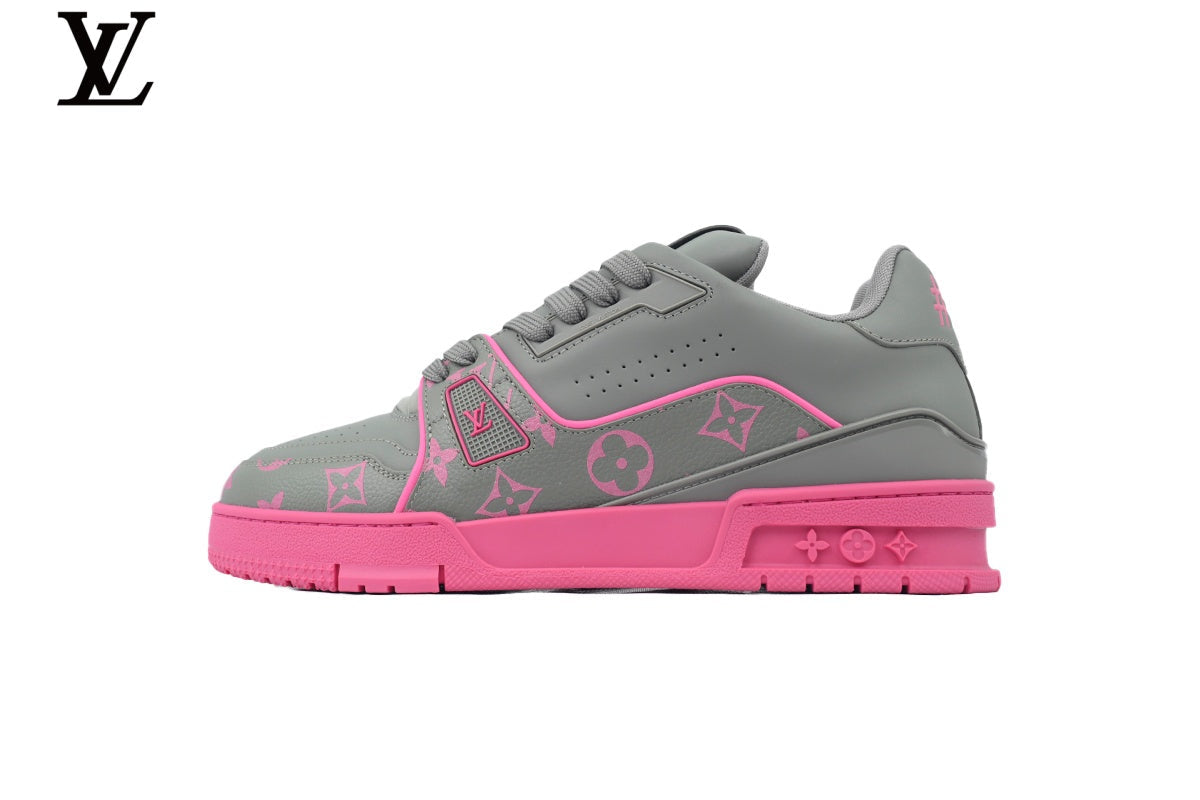 Louis Vuitton LV shoes for man  women Trainer Sneaker
