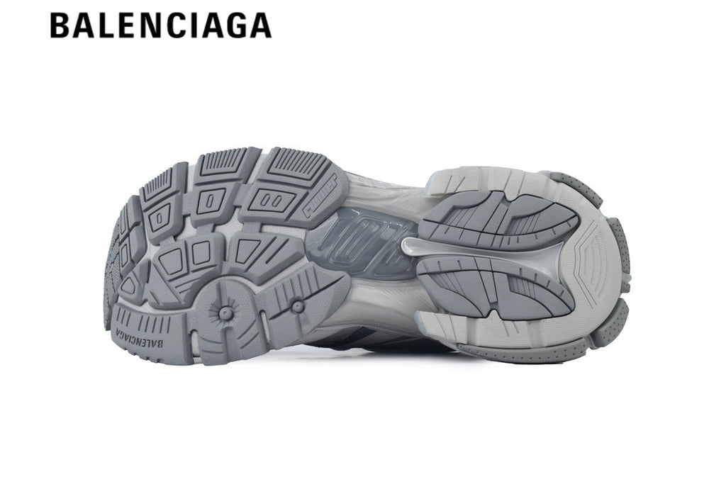 Balenciaga Runner men's shoes  women sneakers Light Grey Silver