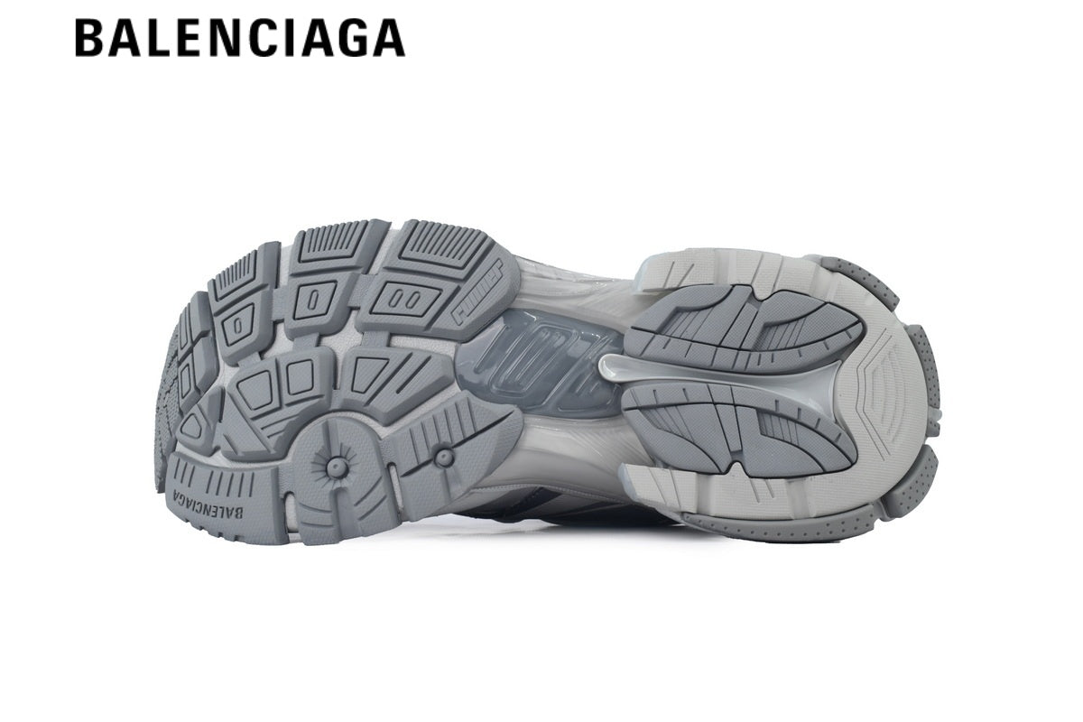 Balenciaga Runner men's shoes  women sneakers Light Grey Silver