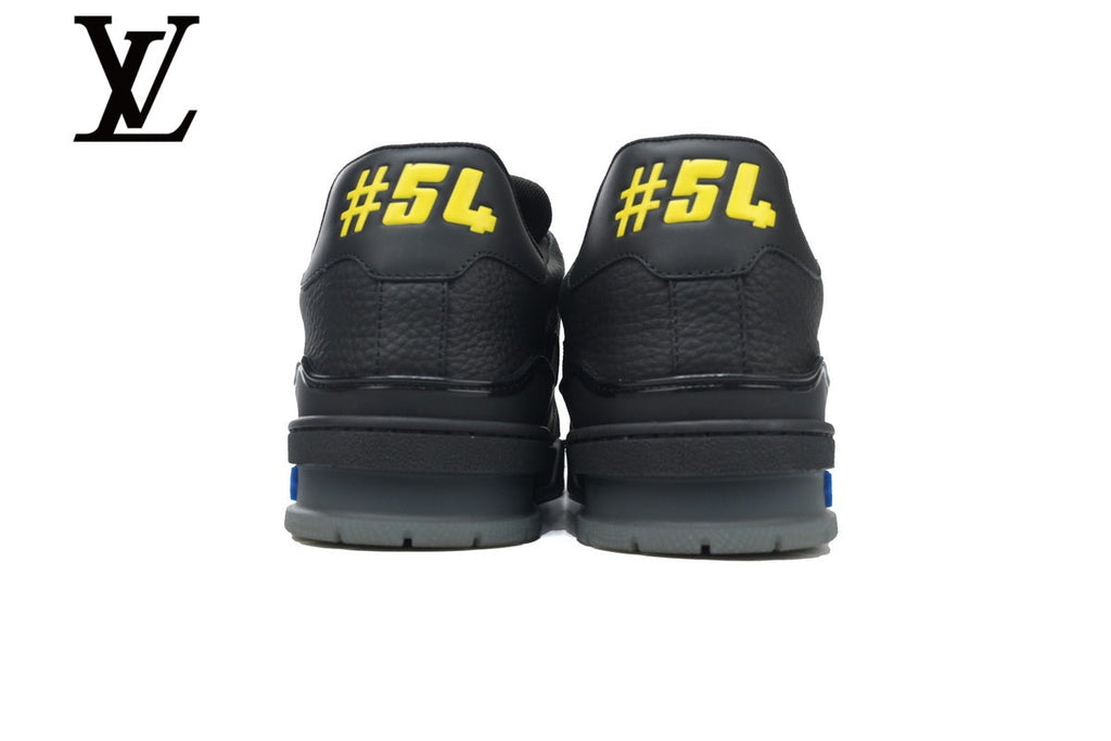 Louis Vuitton Trainer shoes for man  women Black Multicolor Sneakers