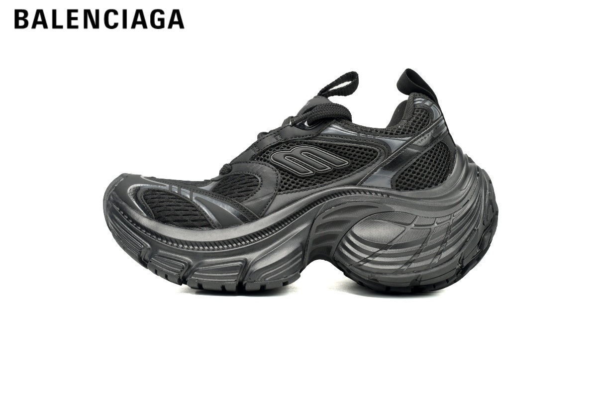 Balenciaga 10XL men's shoes  women sneakers — Black