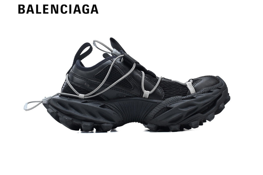 Balenciaga Defender men's shoes  women sneakers Black