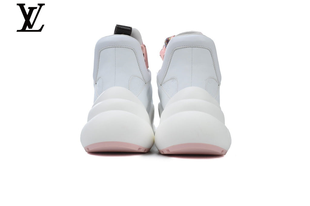Louis Vuitton shoes for man  women Archlight Sneaker – White & Pink