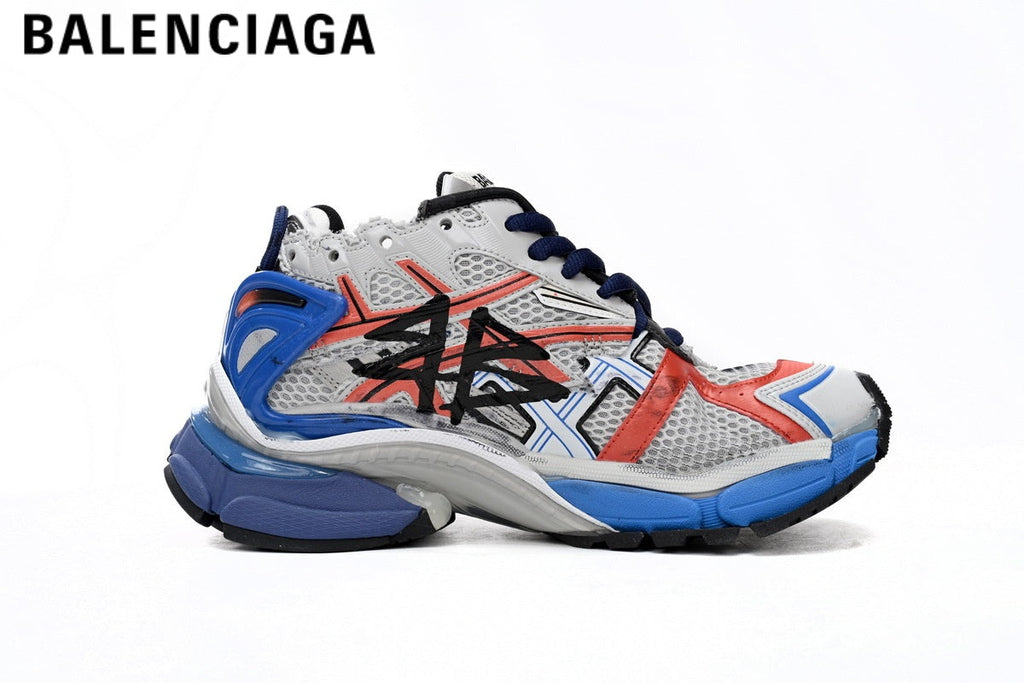 Balenciaga Runner Graffiti men's shoes  women sneakers — Multicolor