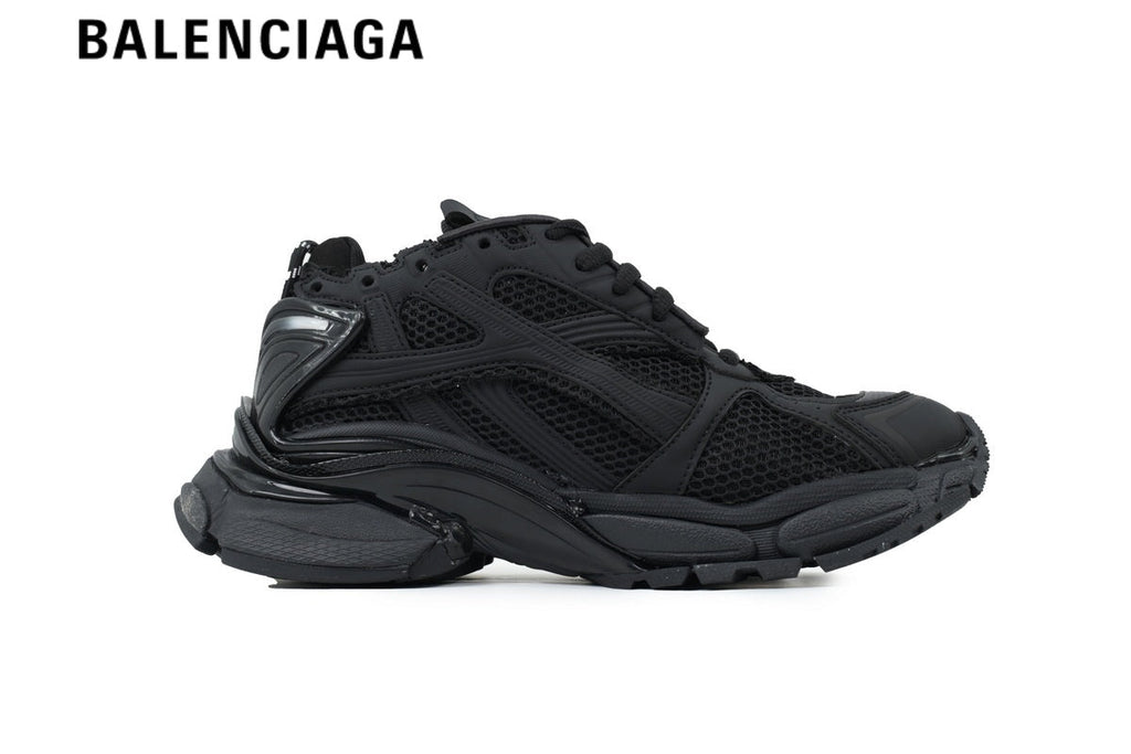 Balenciaga Runner men's shoes  women sneakers All Black