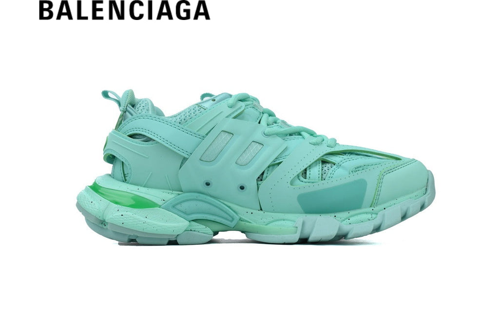 Balenciaga Track men's shoes  women sneakers in Mint Green