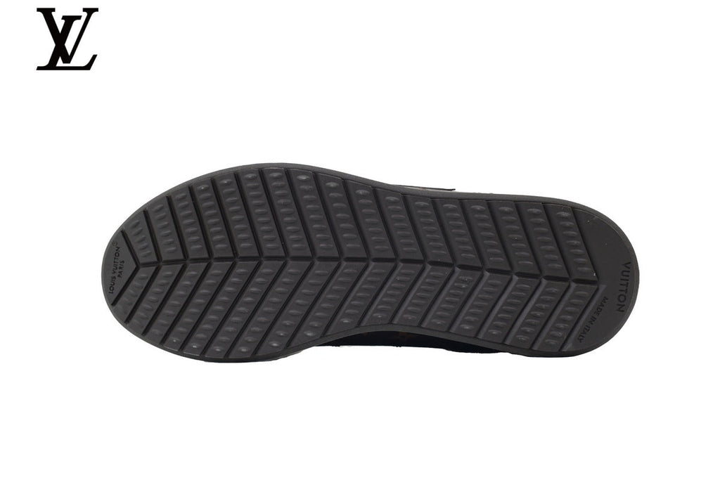 Louis Vuitton Low Top Sneaker in Brown Monogram Canvas with Embossed Logo