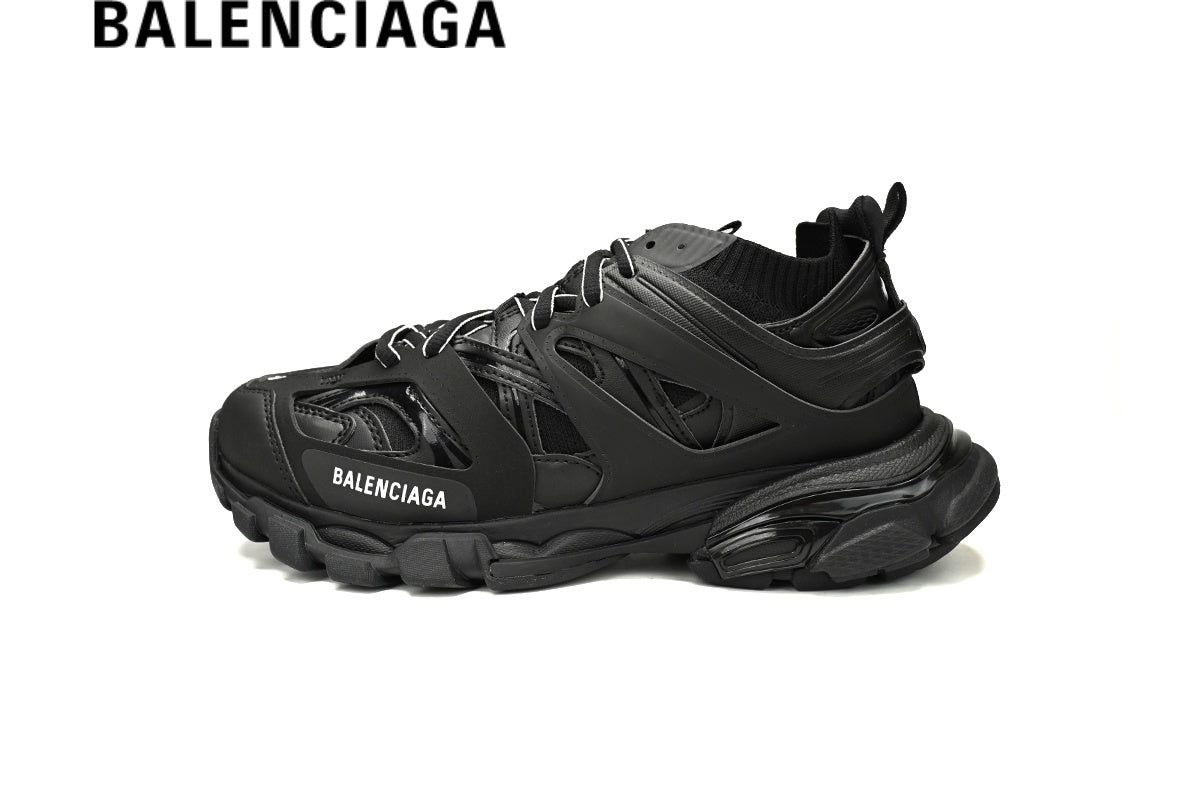 Balenciaga Track men's shoes  women sneakers Sandal All Black