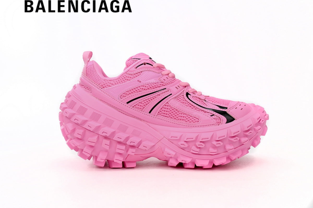 Balenciaga Defender men's shoes  women sneakers in Pink