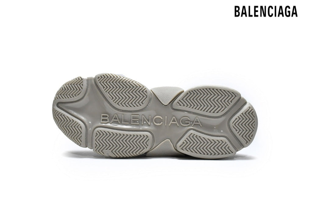 Balenciaga Triple S men's shoes  women sneakers Light Beige