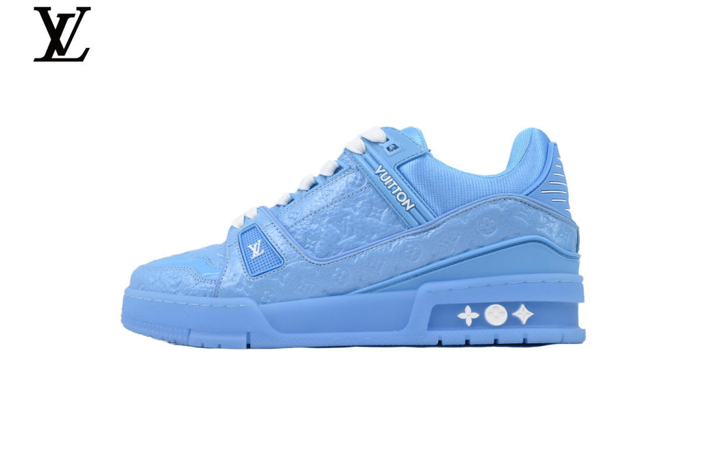 Louis Vuitton LV shoes for man  women Trainer Sneaker