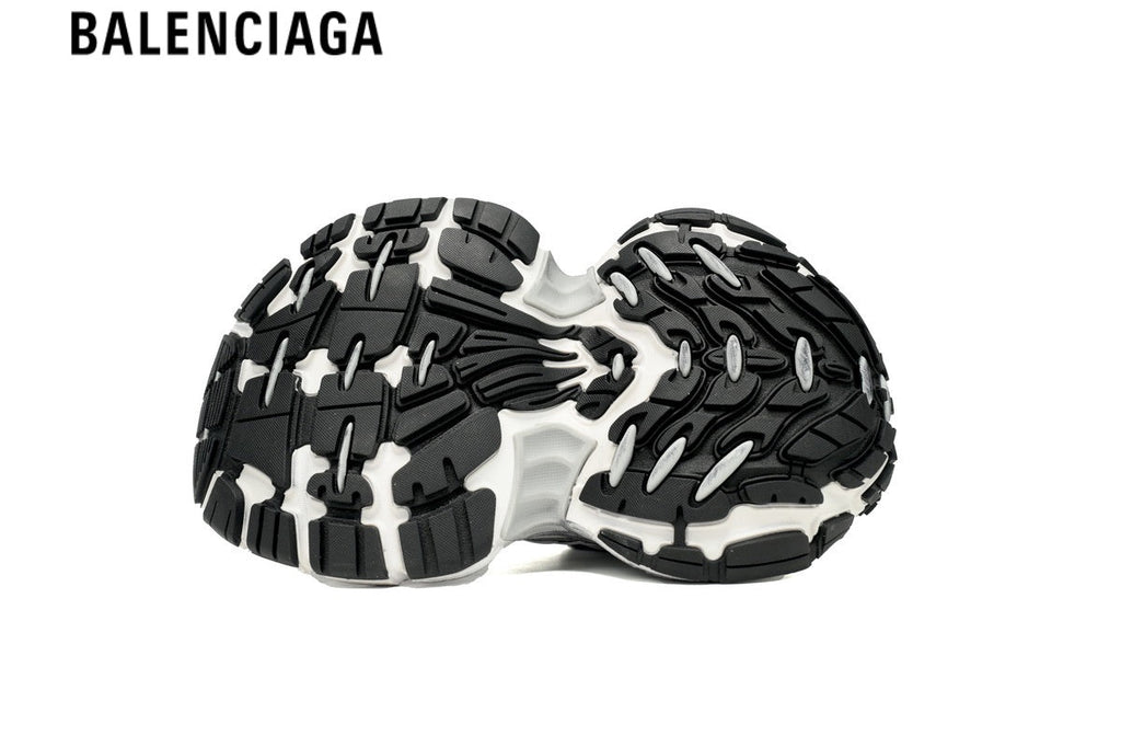 Balenciaga Cargo Sneaker — White Mesh & Grey Distressed Finish