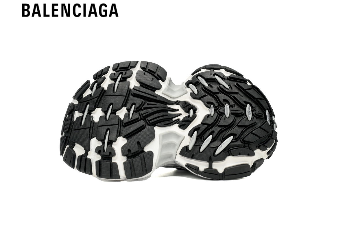 Balenciaga Cargo Sneaker — White Mesh & Grey Distressed Finish