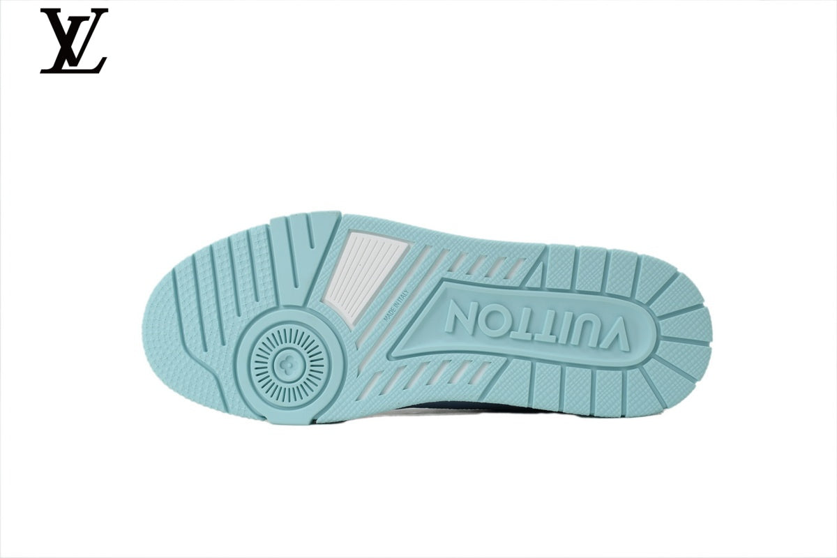 Louis Vuitton LV shoes for man  women Trainer Sneaker