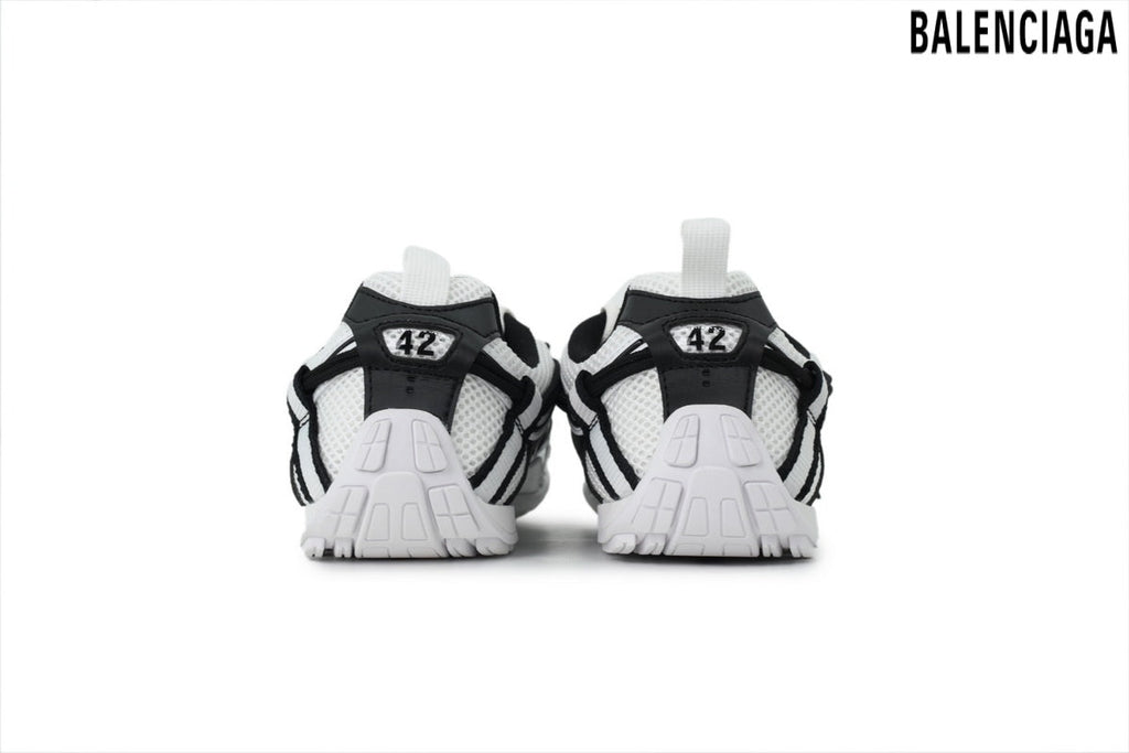 Balenciaga Drive men's shoes  women sneakers – White & Black