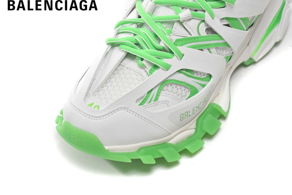 Balenciaga Track men's shoes  women sneakers - White & Green