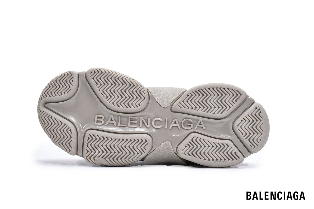 Balenciaga Triple S men's shoes  women sneakers – Grey Allover Logo