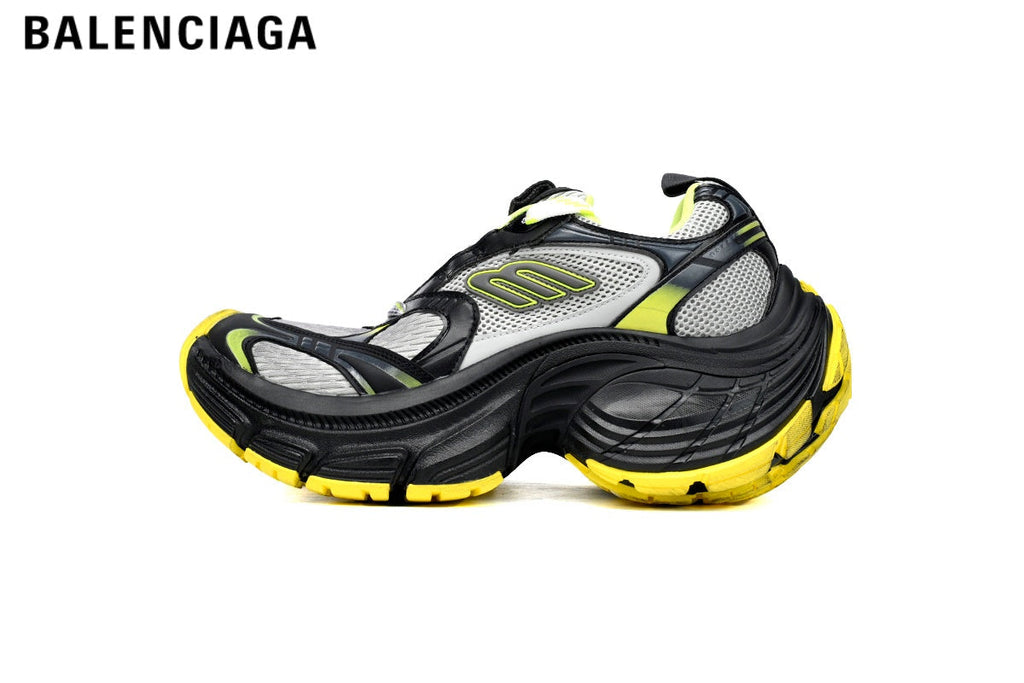 Balenciaga 10XL men's shoes  women sneakers — Grey / Black / Yellow