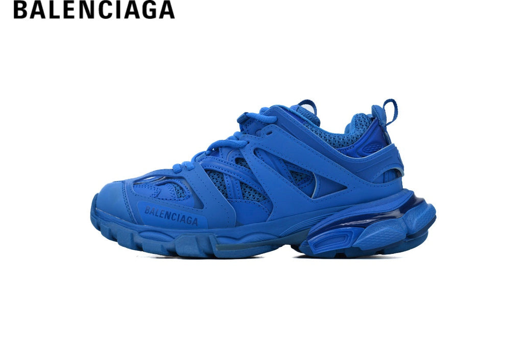 Balenciaga Track men's shoes  women sneakers - Bright Blue