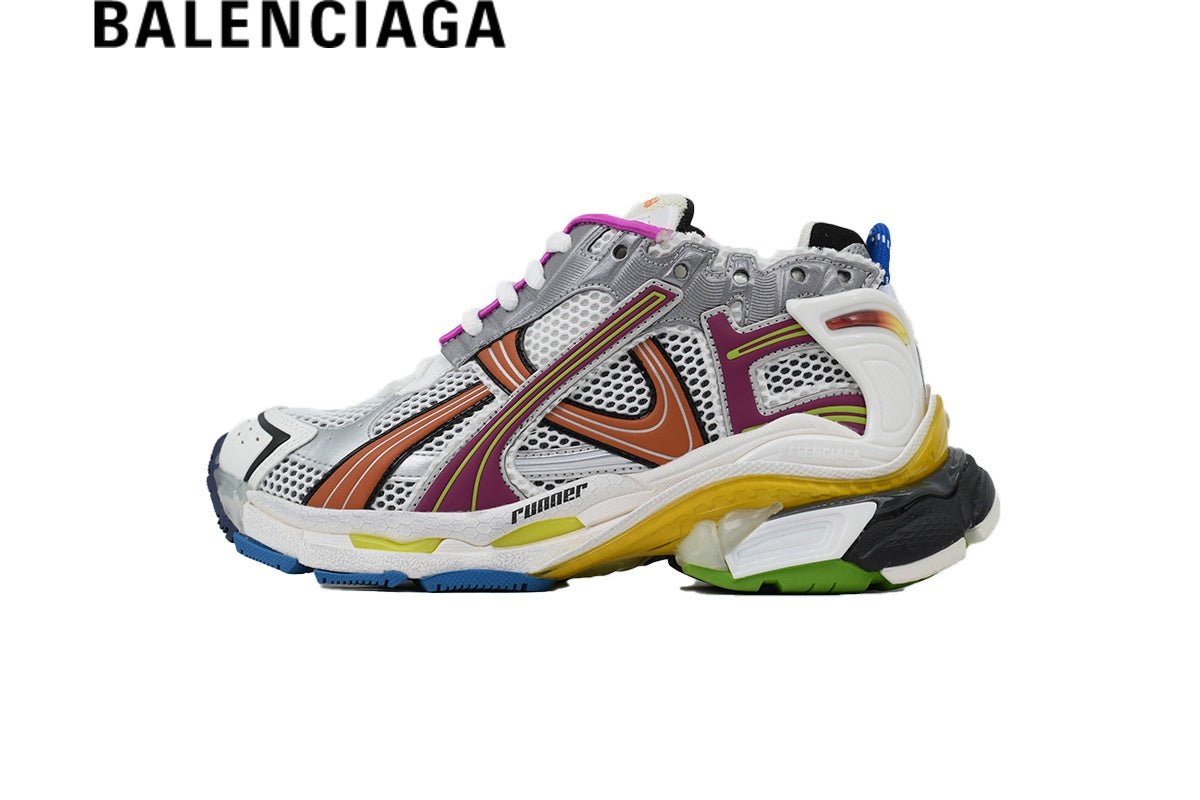 Balenciaga Runner men's shoes  women sneakers Multi-Color