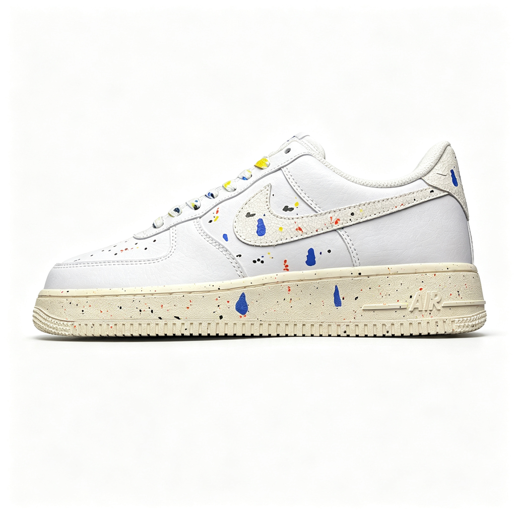 Nike Air Force 1 '07 Low 'Paint Splatter' Sail – Artist Edition Multi-Color Sneaker