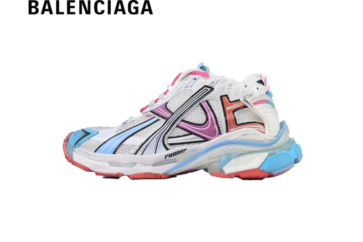 Balenciaga Runner men's shoes  women sneakers Multi Color