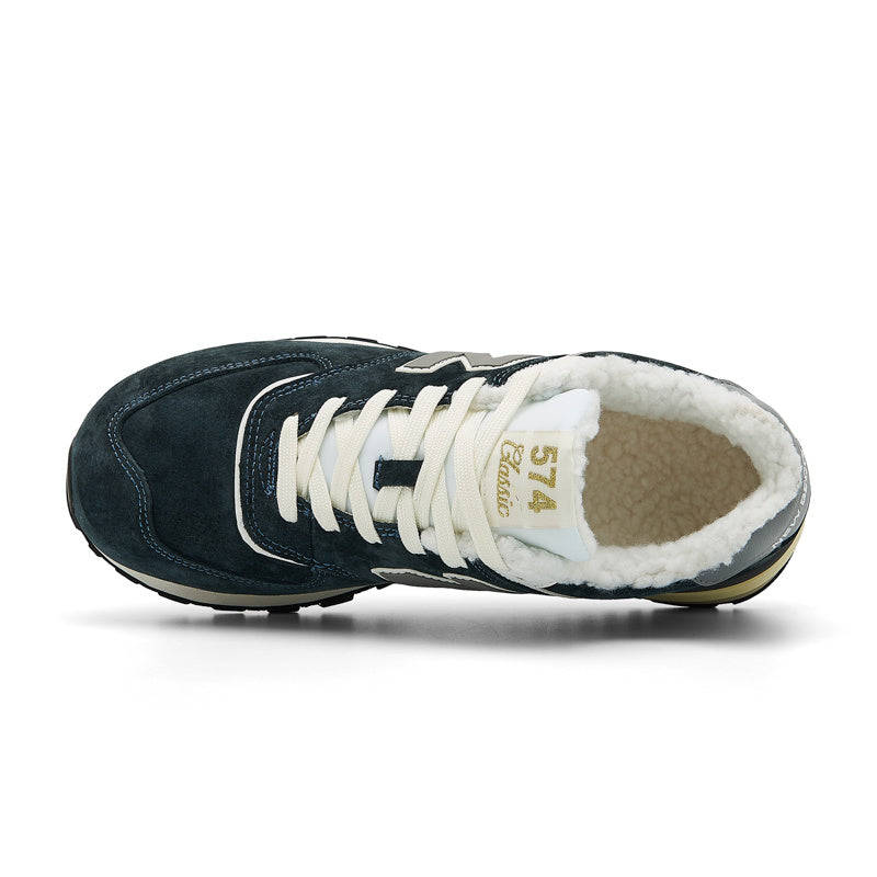 New Balance 574 Women's & Men's Dark Green & Grey Retro Sneakers