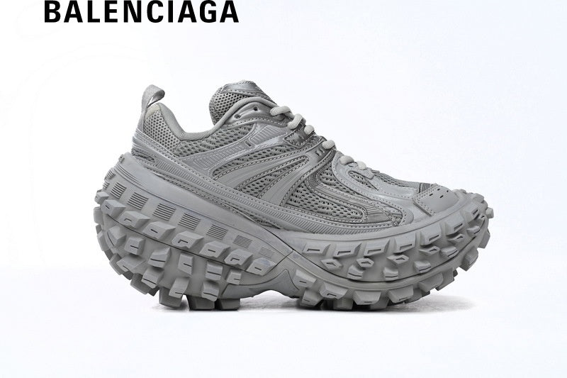 Balenciaga Defender men's shoes  women sneakers Grey