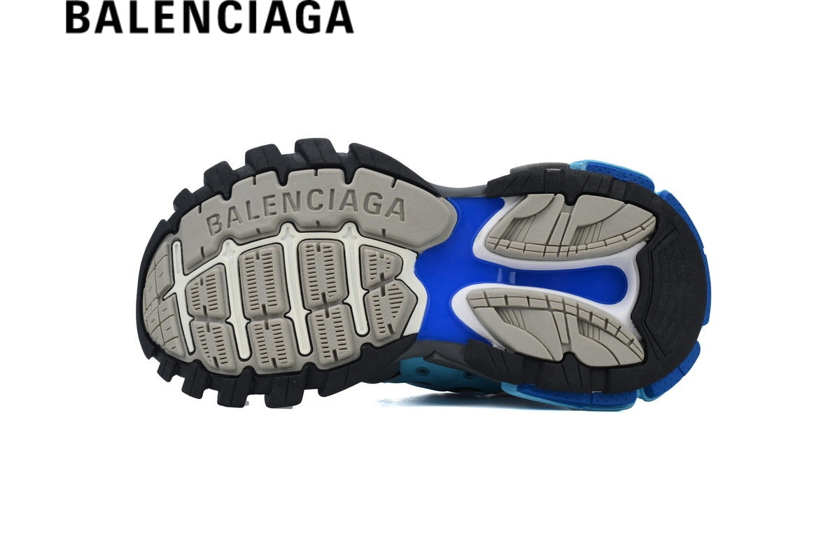 Balenciaga Track men's shoes  women sneakers Blue Multicolor