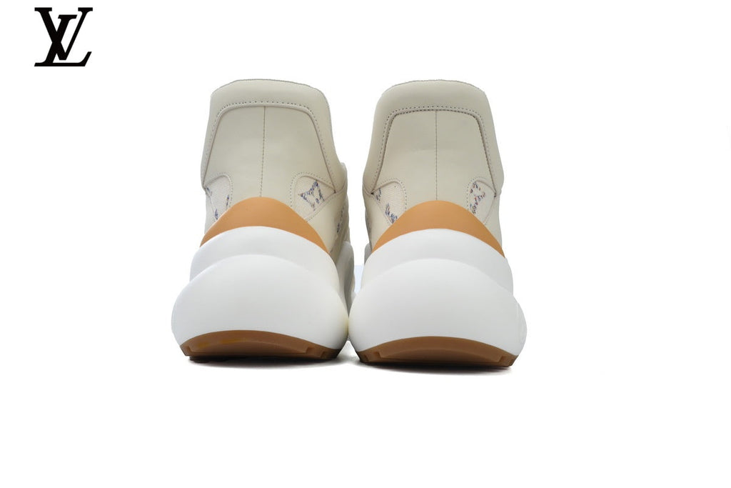 Louis Vuitton LV shoes for man  women Archlight Sneaker – Beige & Brown