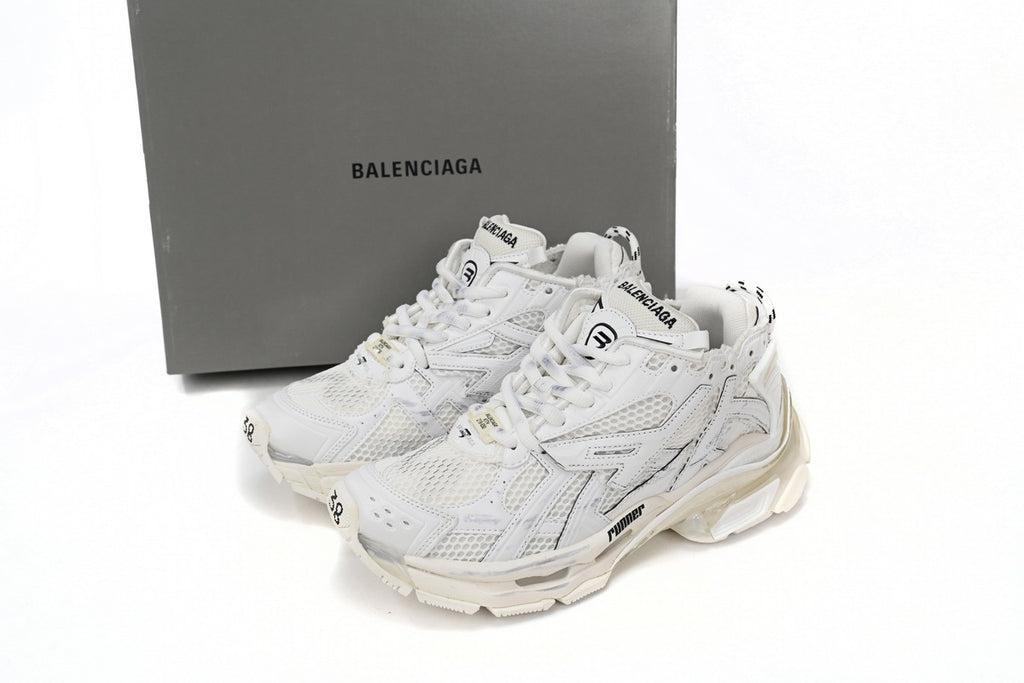Balenciaga Runner Sneaker – Distressed Low-Top