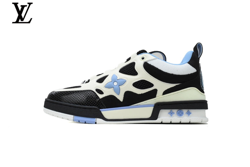 Louis Vuitton LV Skate Sneaker – Black, White & Light Blue