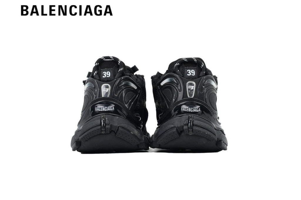 Balenciaga Runner men's shoes  women sneakers All Black
