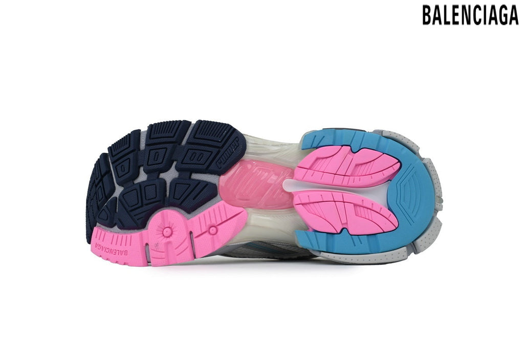 Balenciaga Runner men's shoes  women sneakers – White, Silver & Multi