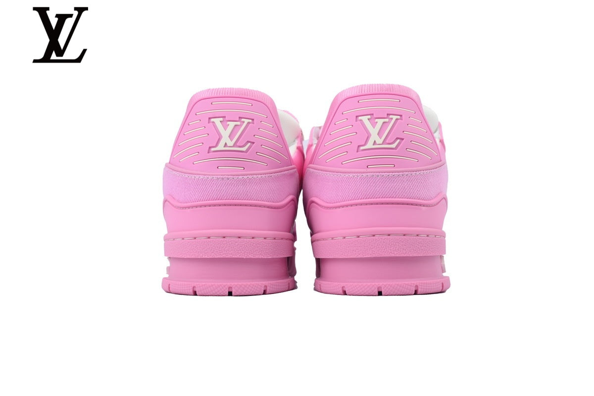 Louis Vuitton Low Top Trainer – Pink Monogram Canvas